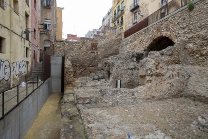 Imatge d’arxiu de les voltes del Circ romà de Tarragona, a la plaça dels Sedassos de la Part Alta.