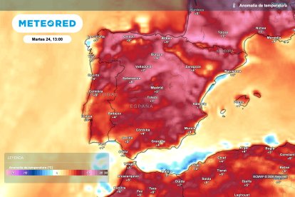En alguns punts les temperatures es troben per sobre de la mitja habitual per aquesta època.
