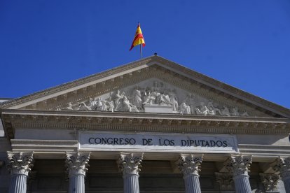 La façana del Congrés dels Diputats.