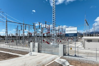 Imatge de la nova subestació elèctrica Francolí.