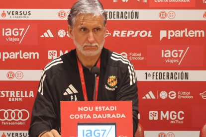 El tècnic del Nàstic Pablo Alfaro.