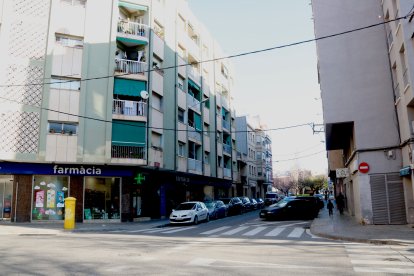 Imatge del carrer de Sant Antoni Maria Claret de Reus on s'ha localitzat una persona morta dijous.