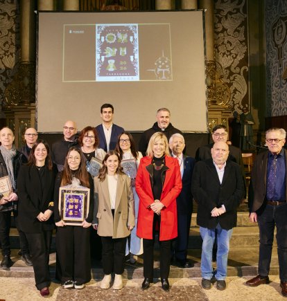 Imatge de la presentació del cartell i l'Opuscle de la Setmana Santa de Tarragona 2026