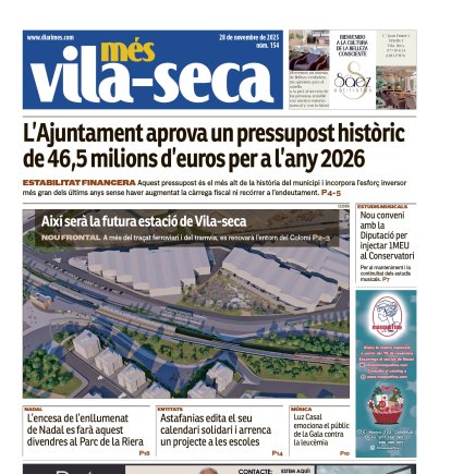 Més Vila-seca número 154, novembre.