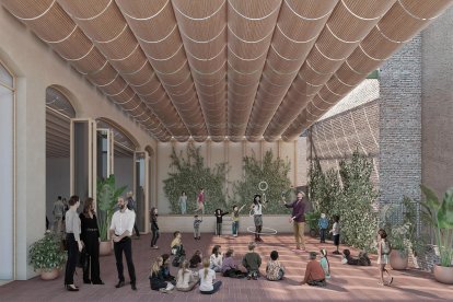 Imatge virtual del futur Centre Catòlic de Reus.