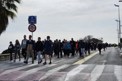 Imatge de la caminada d'aquest diumenge