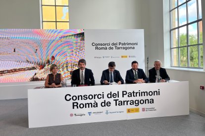 Imatge de la presentació del Consorci del Patrimoni Romà de Tarragona