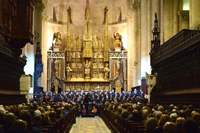 Concert de Setmana Santa a Tarragona amb la interpretació de la Passió segons Sant Mateu de J.S. Bach a càrrec de la Simfònica del Vallès acompanyada del Cor Ciutat de Tarragona.