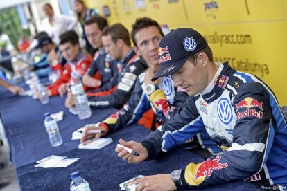 Els pilots, preparat per la cursa d'avui