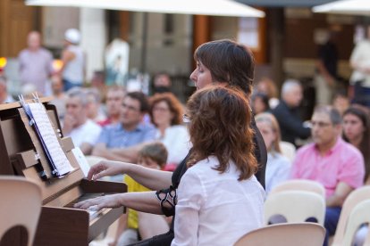 Concerts de final de curs del Conservatori de Vila-seca, a la plaça d'Estudi.