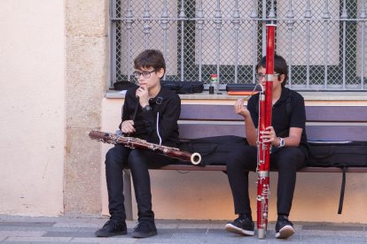 Concerts de final de curs del Conservatori de Vila-seca, a la plaça d'Estudi.