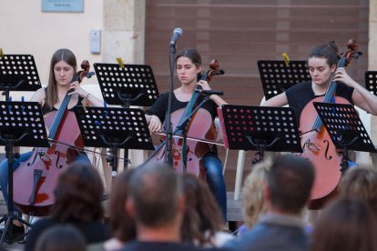 Concerts de final de curs del Conservatori de Vila-seca, a la plaça d'Estudi.