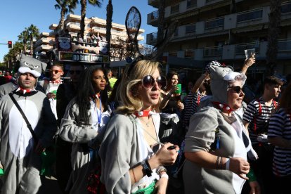 Dissabte al matí es va celebrar la festa pels carrers de Salou