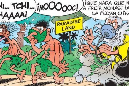 Fa 10 anys es va editar el volum 'La gripe 'U'' de la parella d'agents de la TIA, Mortadel·lo i Filemó en el qual havien d'enfrontar-se a un virus molt agressiu. Moltes de les vinyetes d'aleshores tenen encara, des del vessant còmic, molta actualitat.