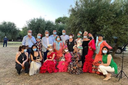 Rocio de Luz de la CAsa de Andalucía de Tarragona y Provincia a l'ermita de la Pineda de Vila-seca.