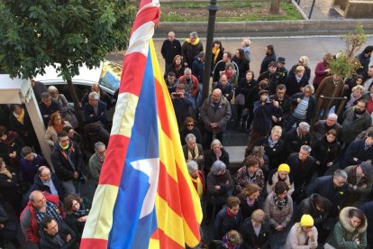 Concentració en suport a Òmnium Cultural a Tarragona