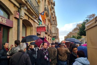 Concentració en suport a Òmnium Cultural a Tarragona