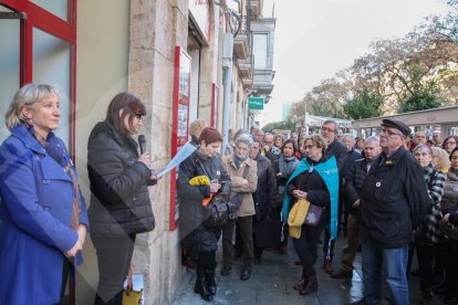 Concentració a Tarragona en suport d'Òmnium Cultural
