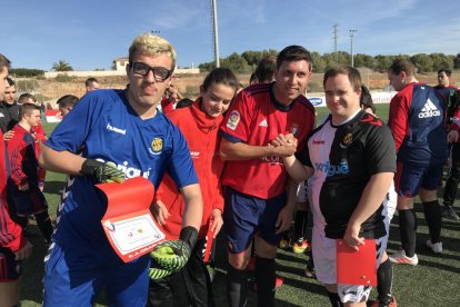 Imatges dels partits jugats al Complex Esportiu Salou