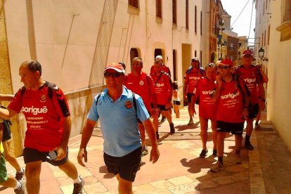 Caminada dels Nastiquers amb presència del president del conjunt grana.