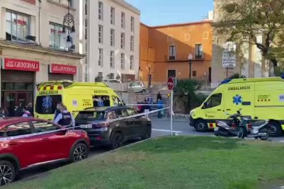 Tiroteig a la plaça Mitja Lluna