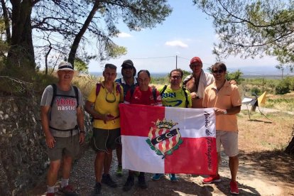 Caminada dels Nastiquers amb presència del president del conjunt grana.