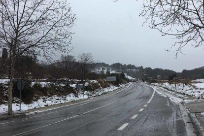 Fotos de la jornada d'avui durant el temporal de neu i fred.