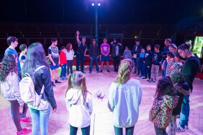 Reus Circ Social trasllada una de les seves sessions a un escenari diferent