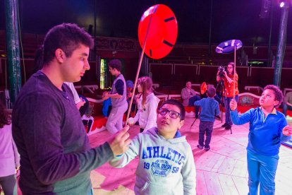 Reus Circ Social trasllada una de les seves sessions a un escenari diferent