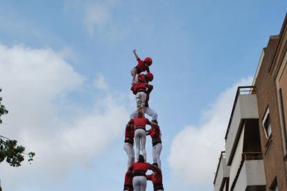 Set castells de nou a la diada Jan Julivert del Vendrell