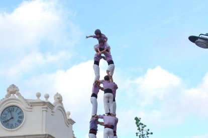 Set castells de nou a la diada Jan Julivert del Vendrell