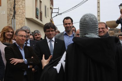 Ruta Templera, Espluga de Francolí, Carles Puigdemont