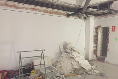 Les obres de la nova farmàcia de l'Hospital Comarcal ja estan en marxa