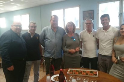 La viuda de Cruyff, en el Morell