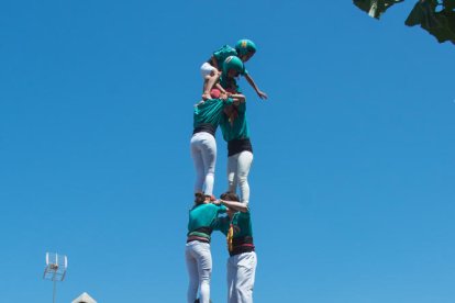 Els Castellers de Sant Pere i Sant Pau, sense aturador