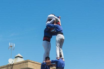 Els Castellers de Sant Pere i Sant Pau, sense aturador
