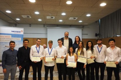 Atorgat el IV premi Messer al disseny d'una planta per Lego a estudiants d'Enginyeria Química