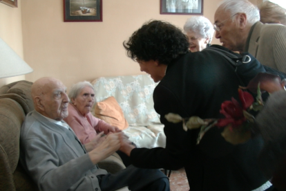 Un dels primers mestres del CEIP Gual Villalbí celebra els 100 anys