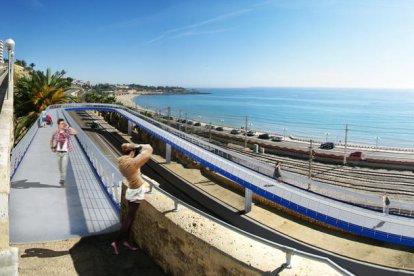 Las obras de la pasarela que cruzará las vías de tren empezarán el 3 de octubre