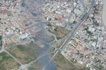 Declarados tres incendios de vegetación en el Pla de Santa Maria, Reus y Torredembarra