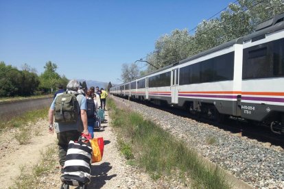 Evacuen els passatgers d'un tren a Tortosa per una avaria elèctrica