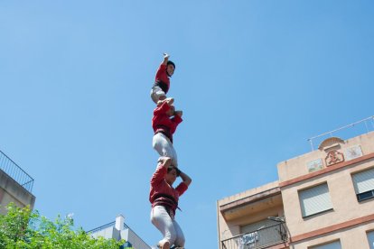 Els Xiquets del Serrallo estrenen el 5de7 amb el pilar a la diada del Carme