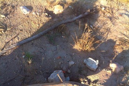 Boicotegen el tancat de l'aiguamoll de la platja Llarga