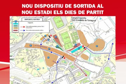 Novetats per accedir amb cotxe a la zona del Nou Estadi en dies de partit