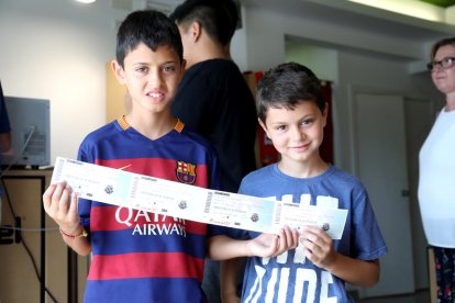 Cues cada cop més llargues per les entrades del Nàstic-Barça