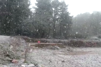 Neva al Tossal de la Baltasana