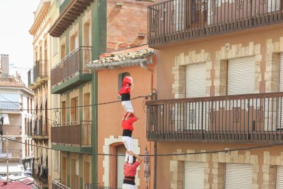 Els Xiquets de Tarragona fan un castell de 9 per Santa Rosalia