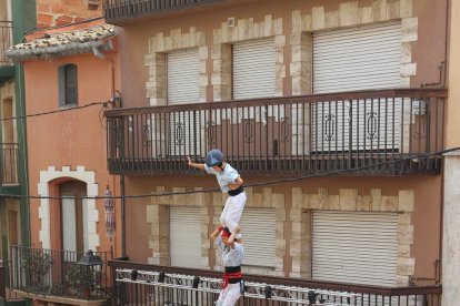 Els Xiquets de Tarragona fan un castell de 9 per Santa Rosalia