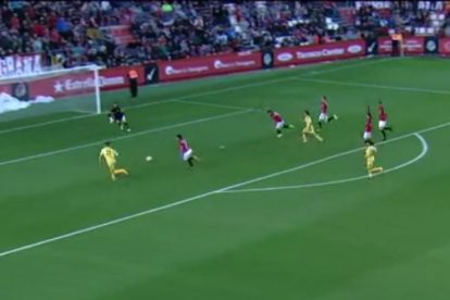 Un gol que ha servit al CF Reus per veure l'ampolla mig plena