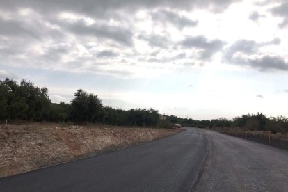 Les obres de millora de la carretera de l'Aleixar arriben a Maspujols